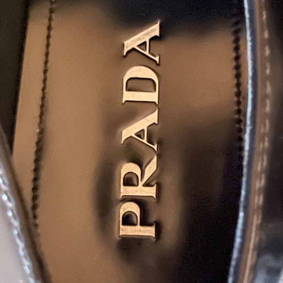 PRADA Men’s Logo Plaque Chunky Sole Loafers BLACK US SHOE SIZE 9.5 main image 5